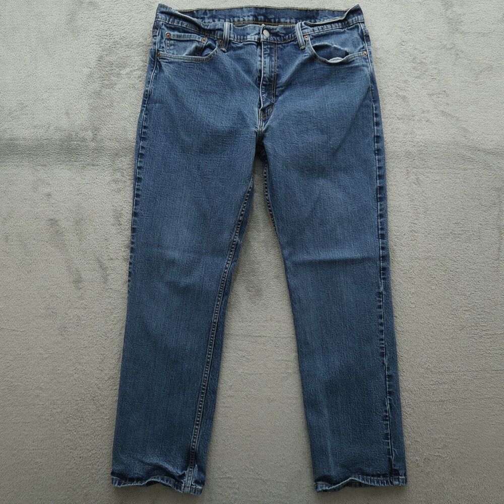 Levi's 514 Jeans Mens Size 38 (36x30 Actual) Blue Classic Straight Timeworn